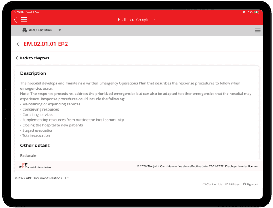 Centralized Action Plans